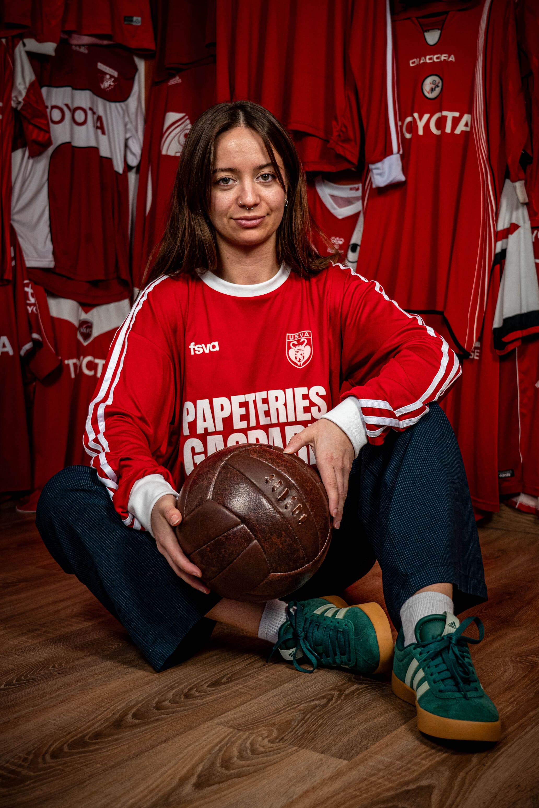 Maillot Papeteries Gaspard avec Lucie