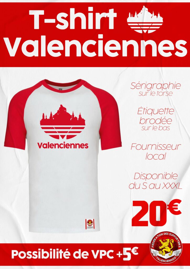 Affiche Tshirt Valenciennes fsva